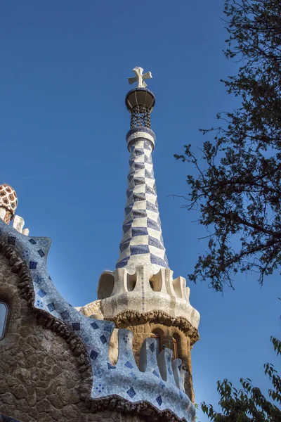 Details from the famous Park Guell — Stock Photo, Image