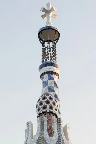 Detalhes do famoso Park Guell — Fotografia de Stock