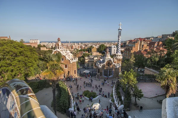 Detalles del famoso Parque Güell — Foto de Stock