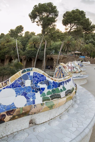 Szczegóły od słynnego parku Guell — Zdjęcie stockowe