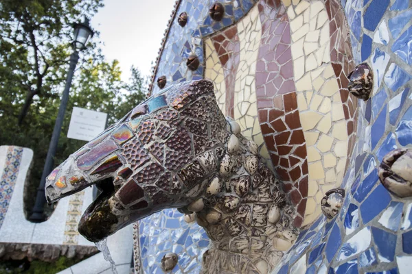 Details from the famous Park Guell — Stock Photo, Image