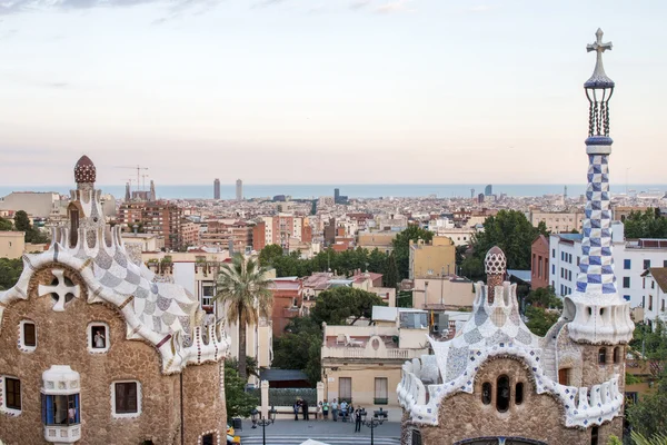 Dettagli dal famoso Park Guell — Foto Stock