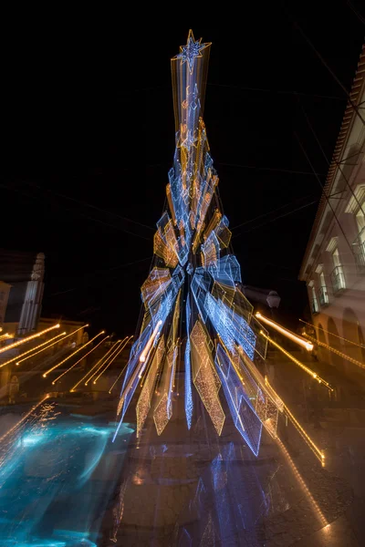 Albero di Natale movimento astratto — Foto Stock