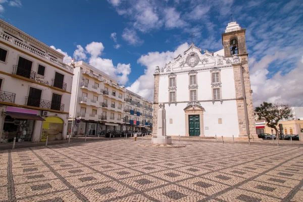 Igreja principal da cidade de Olhao — Fotografia de Stock