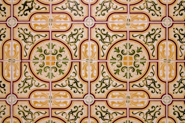 Belle œuvre de la céramique azulejo portugaise — Photo