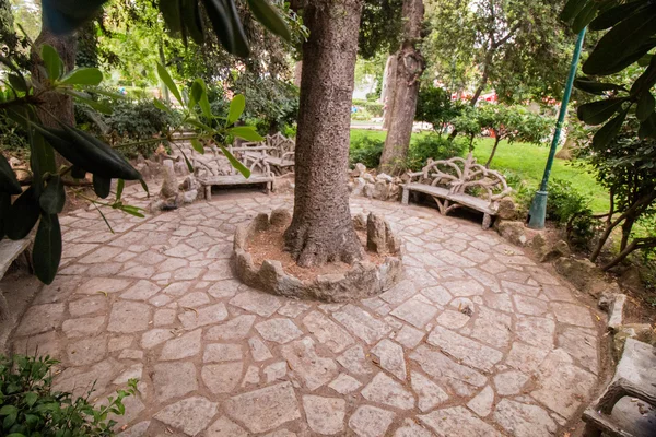 Hermoso jardín de Alameda situado en Faro — Foto de Stock