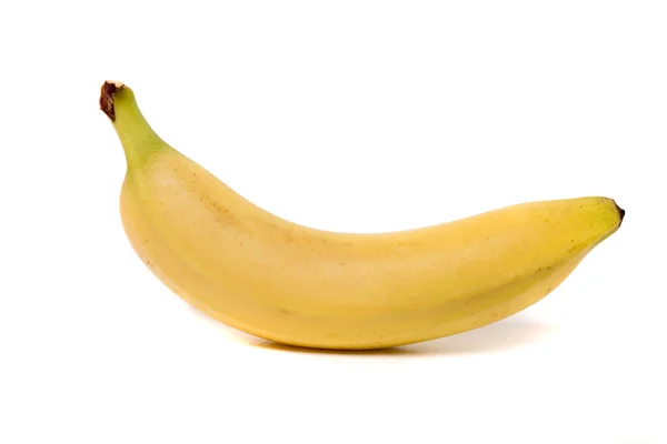 View of banana on white background — Stock Photo, Image