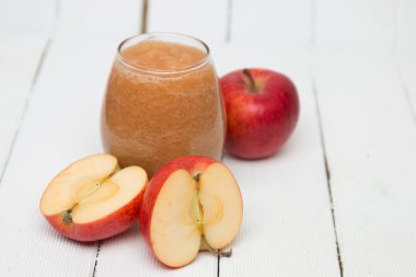 Fresh apple juice clipart