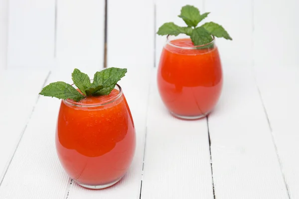 Färsk tropisk papaya juice — Stockfoto