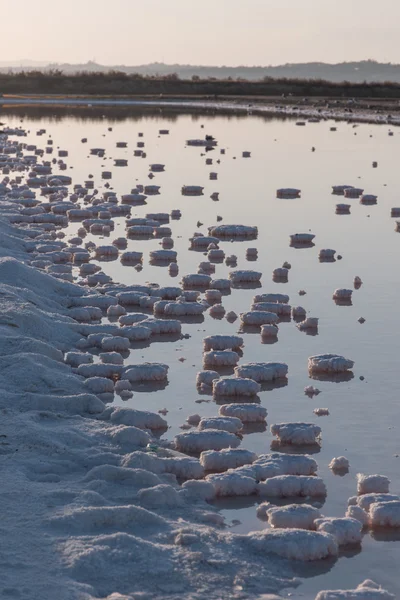 Saline evaporation ponds — Stock Photo, Image