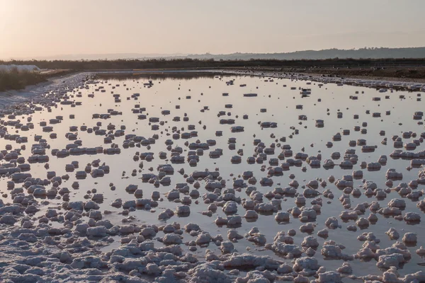 Saline evaporation ponds — Stock Photo, Image