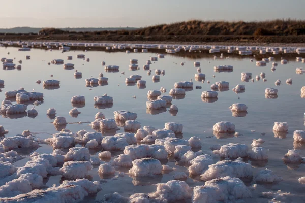 Saline evaporation ponds — Stock Photo, Image