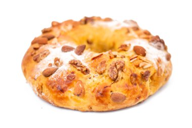 Portekiz 'de Noel' de sunulan tipik Noel Kraliçesi pastası..