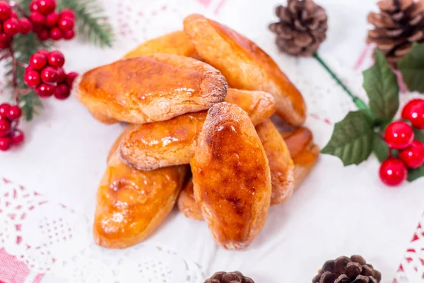 Typical Portuguese Corn Honey Pastry Sweet Christmas Season — Stock Photo, Image