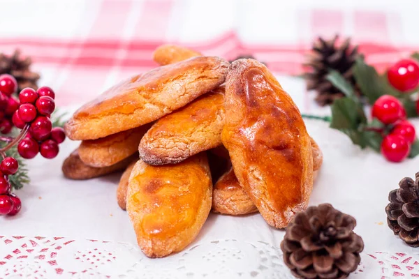 Typical Portuguese Corn Honey Pastry Sweet Christmas Season — Stock Photo, Image