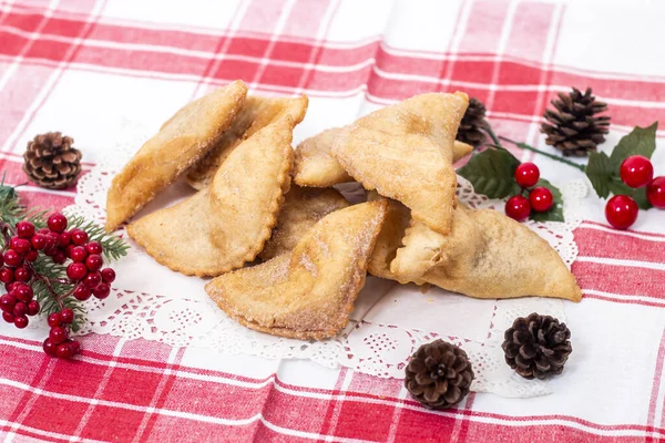 Tipik Portekiz Noel Arifesinde Noel Tatlısı Tatlı Patates Pastası — Stok fotoğraf