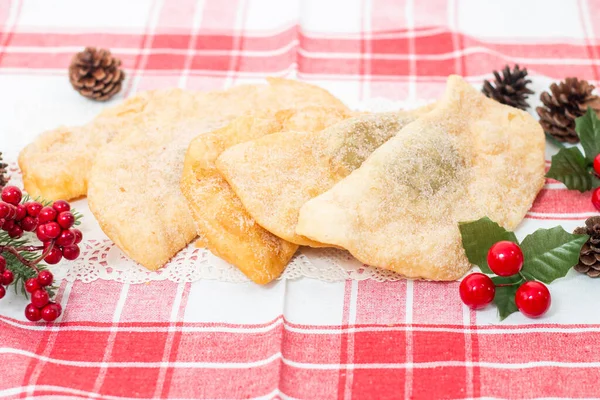 Typical Portuguese Chickpea Sweet Potato Pastry Christmas Season — Stock Photo, Image