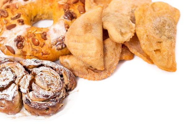 Mistura Pastelaria Típica Tradicional Natal Bolos Cozinha Gastronomia Portuguesas — Fotografia de Stock