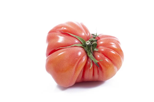 Rinderherz Tomate Isoliert Auf Weißem Hintergrund — Stockfoto