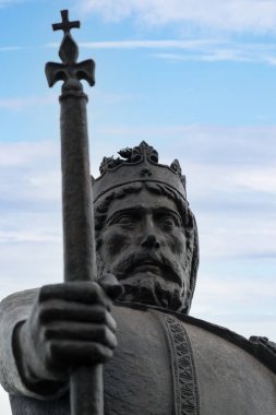 Portekiz, Faro 'da bulunan ilk Portekiz Kralı Afonso Henriques' in Satue 'si..