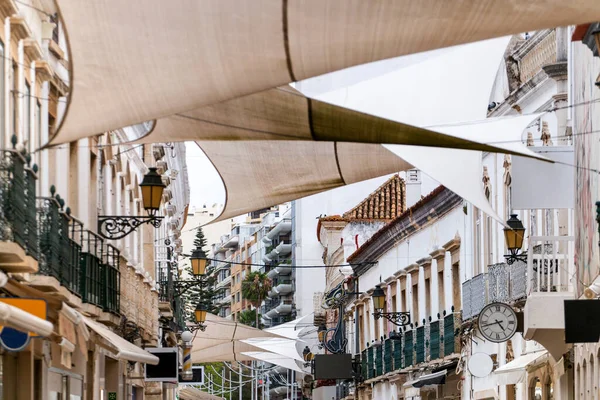 Vista Típica Arquitectura Callejera Ciudad Faro Portugal — Foto de Stock
