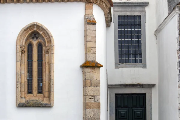Detalhe Igreja Histórica Localizada Faro Portugal — Fotografia de Stock