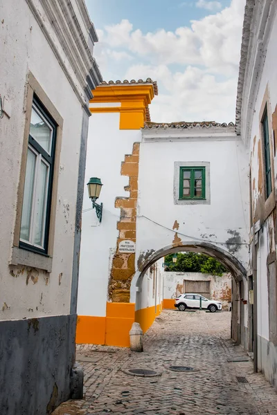 Historisk Båge Centrala Faro Portugal — Stockfoto