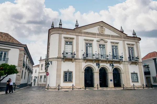 Pohled Radnici Města Faro Oblíbené Místo Pro Turisty Portugalsko — Stock fotografie
