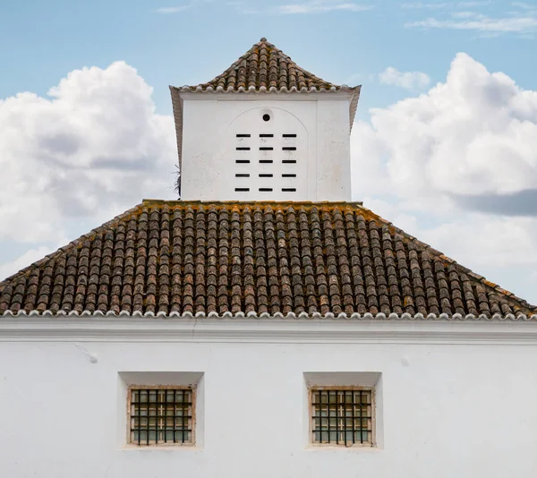 Vista Perto Detalhe Último Piso Mosteiro Nossa Senhora Assuncao Localizado — Fotografia de Stock