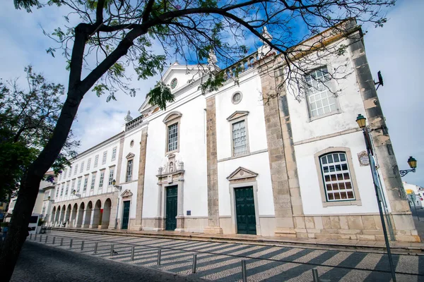 Centre Historique Dans Jardin Manuel Bivar Ville Faro Portugal — Photo