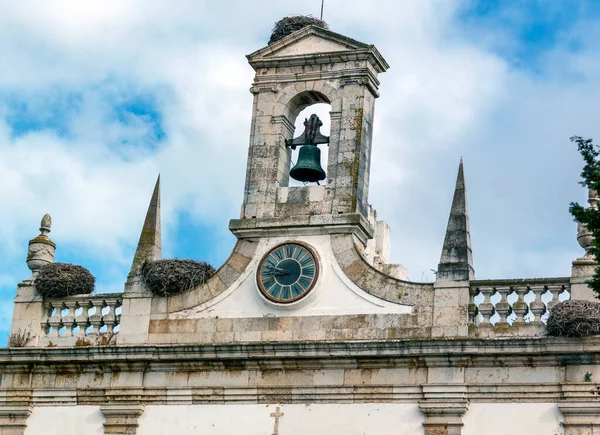 Uitzicht Hoofdingang Monument Gericht Kerk Detail Historische Stad Faro Portugal — Stockfoto