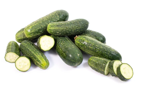 Ashley Cucumbers Variety Isolated White Background — Stock Photo, Image