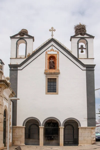 Vista Monumento Convento Santo Antonio Dos Capuchos Localizado Faro Portugal — Fotografia de Stock