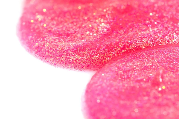 Mooie Glitter Textuur Vloeistof Met Sprankelende Kleine Deeltjes — Stockfoto