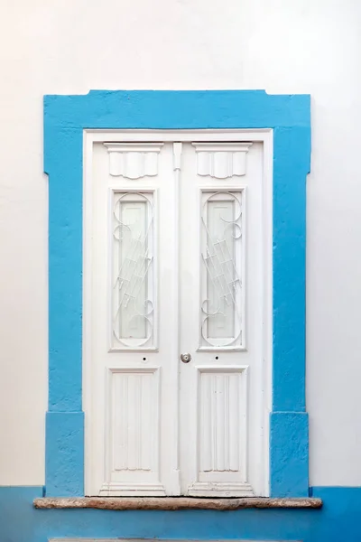 View Typical Village Doors Portuguese Cities — ストック写真