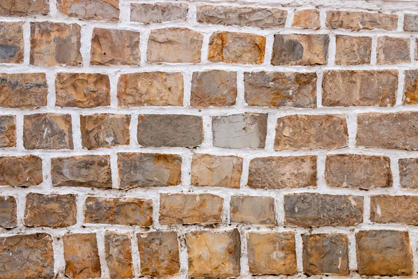 Close View Rustic Stone Wall Texture — Stock Photo, Image