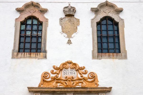 Detail Aus Den Fenstern Und Ornamenten Der Kirche Santo Antonio — Stockfoto