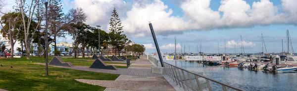 Olhao Portogallo Giugno Splendida Vista Sul Rilassante Parco Patrao Joaquim — Foto Stock