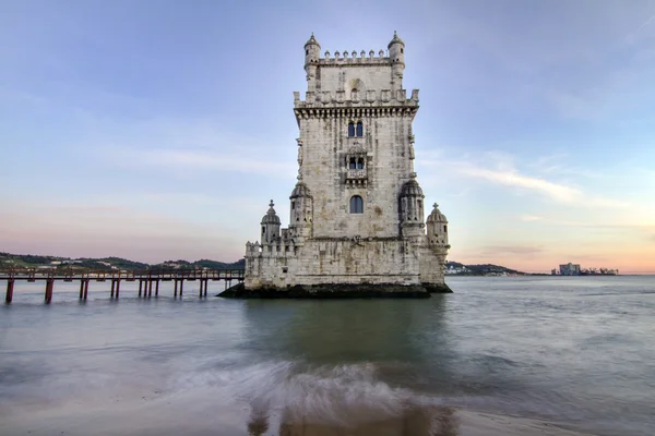 Historiskt landmark Tower i Belem — Stockfoto