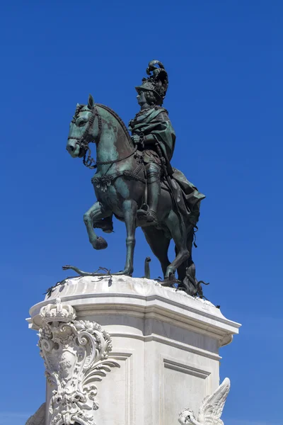 Beroemde ruiterstandbeeld van D.Jose ik — Stockfoto