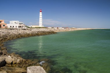 Farol güzel Adası görünümünü
