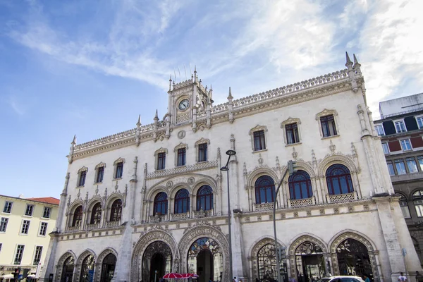 Rossio järnvägsstation ingången — Stockfoto