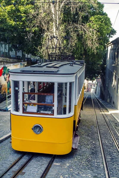 Ascensore di tram elettrico vintage di Gloria — Foto Stock