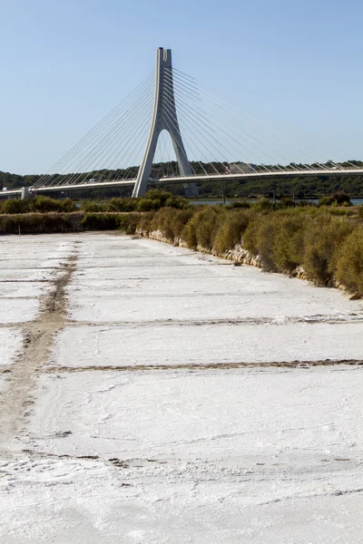 Iconic bridge over Portimao's Arade river. — Stock Photo, Image