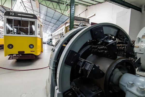 博物馆的历史的电车的作品 — 图库照片
