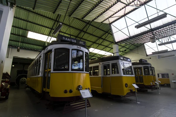 Pieza del museo de la historia de los tranvías eléctricos — Foto de Stock