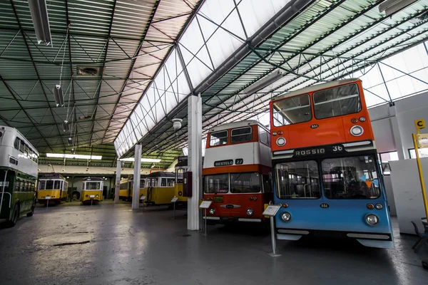 Pieza del museo de la historia de los tranvías eléctricos — Foto de Stock