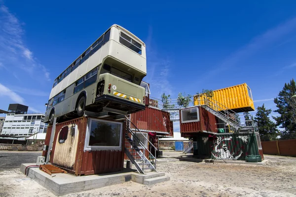 Museum stuk van de geschiedenis van de elektrische tram — Stockfoto