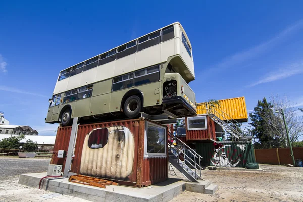 Muzejní kus historie elektrické tramvaje — Stock fotografie