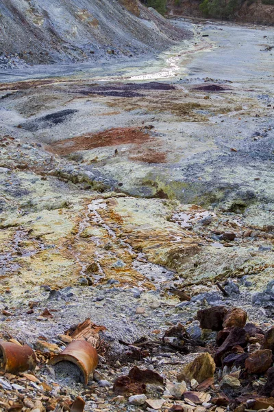 Rio Tinto, İspanya'da bulunan demir çıkarma konumu — Stok fotoğraf